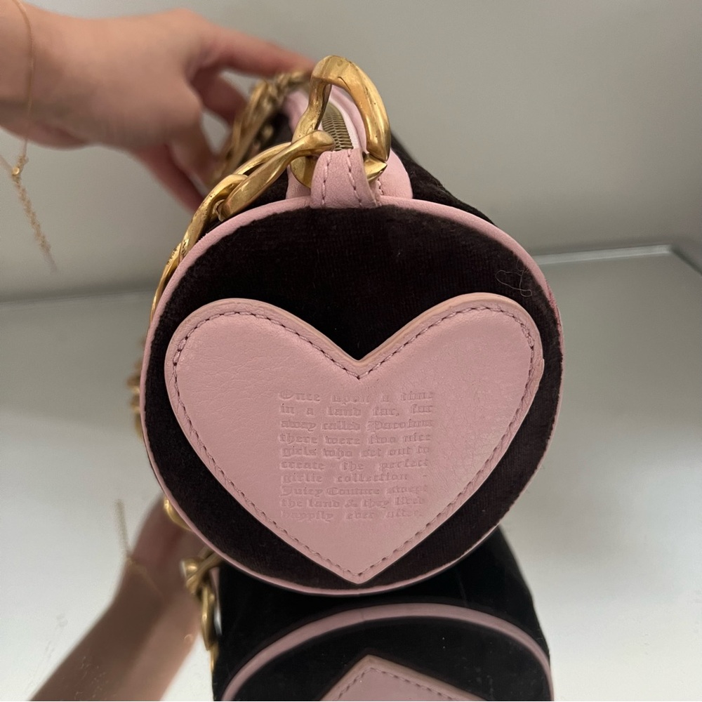 Juicy Couture RARE Vintage Barrel Bag Brown & Pink - Picture 3 of 5
